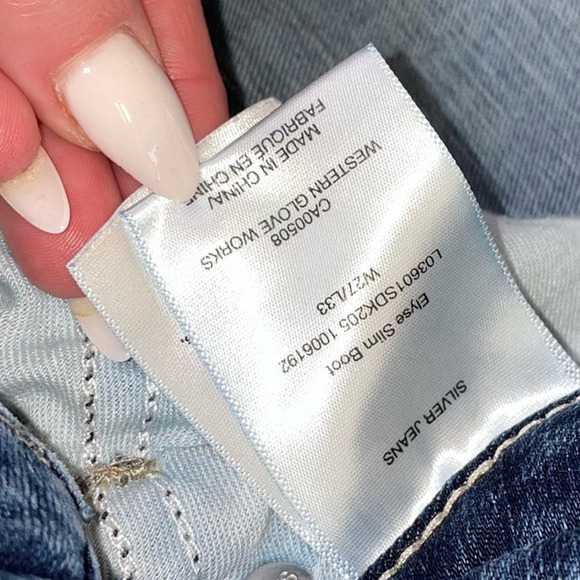 Silver Jeans Elyse bootcut jeans denim 27" X 28" - Picture 11 of 11